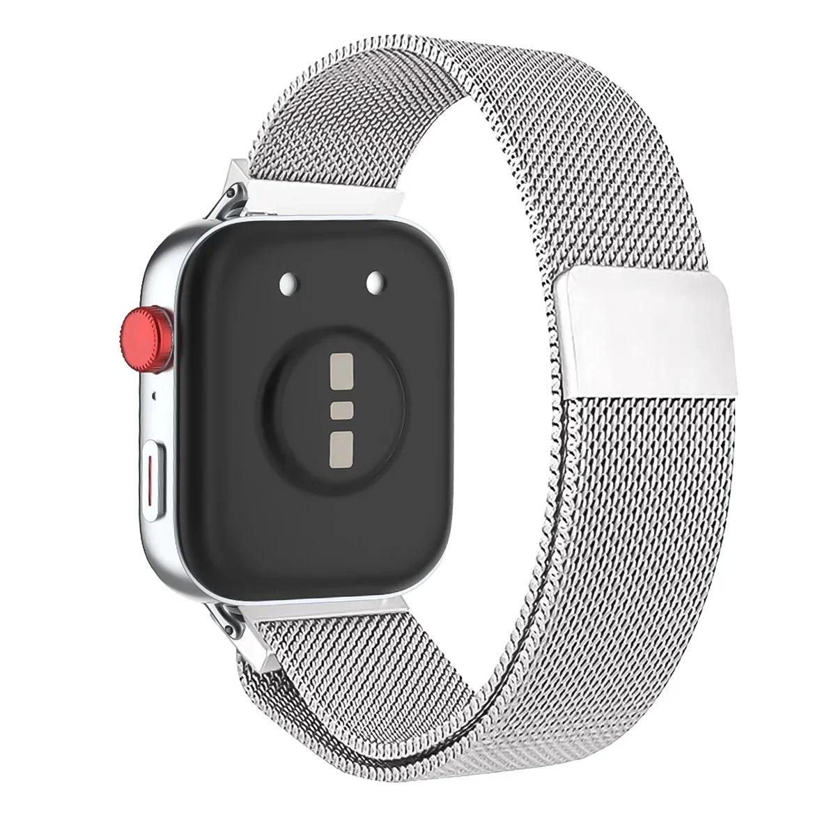 

Milanese Loop Band For Huawei watch fit 4/4pro Smartwatch Bracelet For Huawei watch fit3/2/1 Replacement Metal Strap Accessorie Huawei watch fit 3 срібний