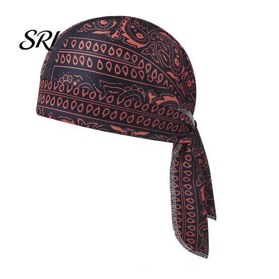 Kühlendes Bandana Hut Turban Paisley Muster Elastische Passform Verstellbare Riemen Bequemes Outdoor Kopftuch Atmungsaktives Schweißableitendes Material Radfahren