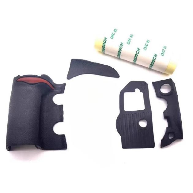 New Original Body Rubber Skin For Nikon D700 Hand Grip Left Side Bottom Thumb FX Logo