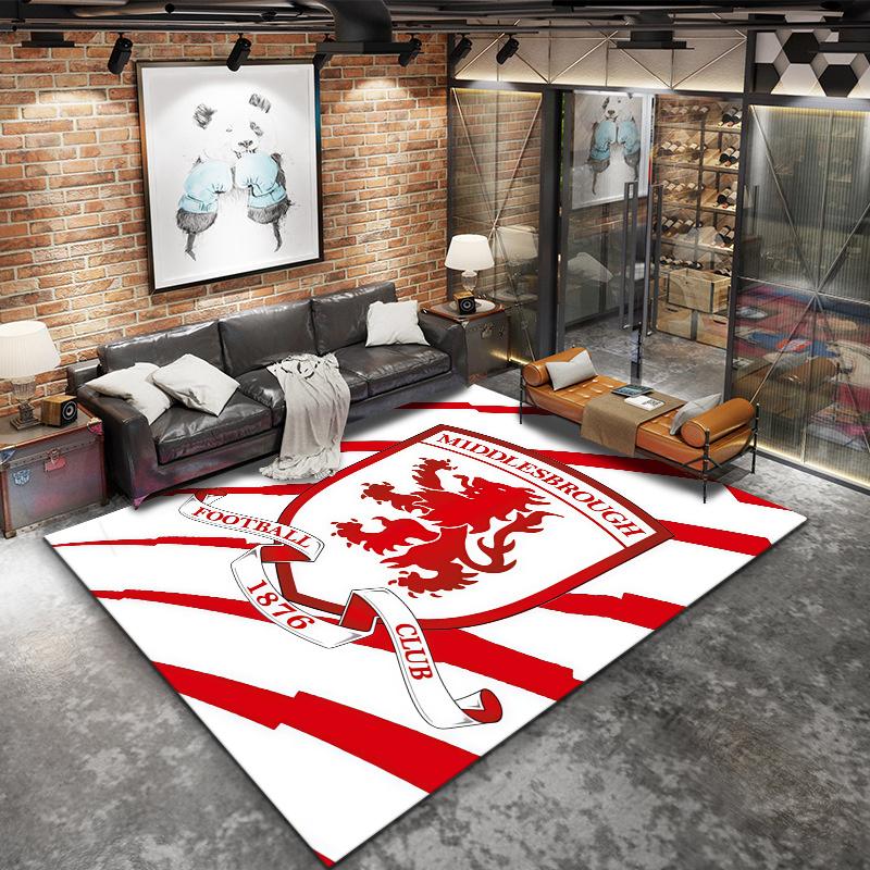 Middlesbrough Carpet Rug for Living Room Bedroom Home Sofa Decoration,Kids play Nonslip Floor Mat