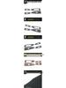 21 Mocha Glass Lift Frame Stainless Steel Window Armrest Button Sticker