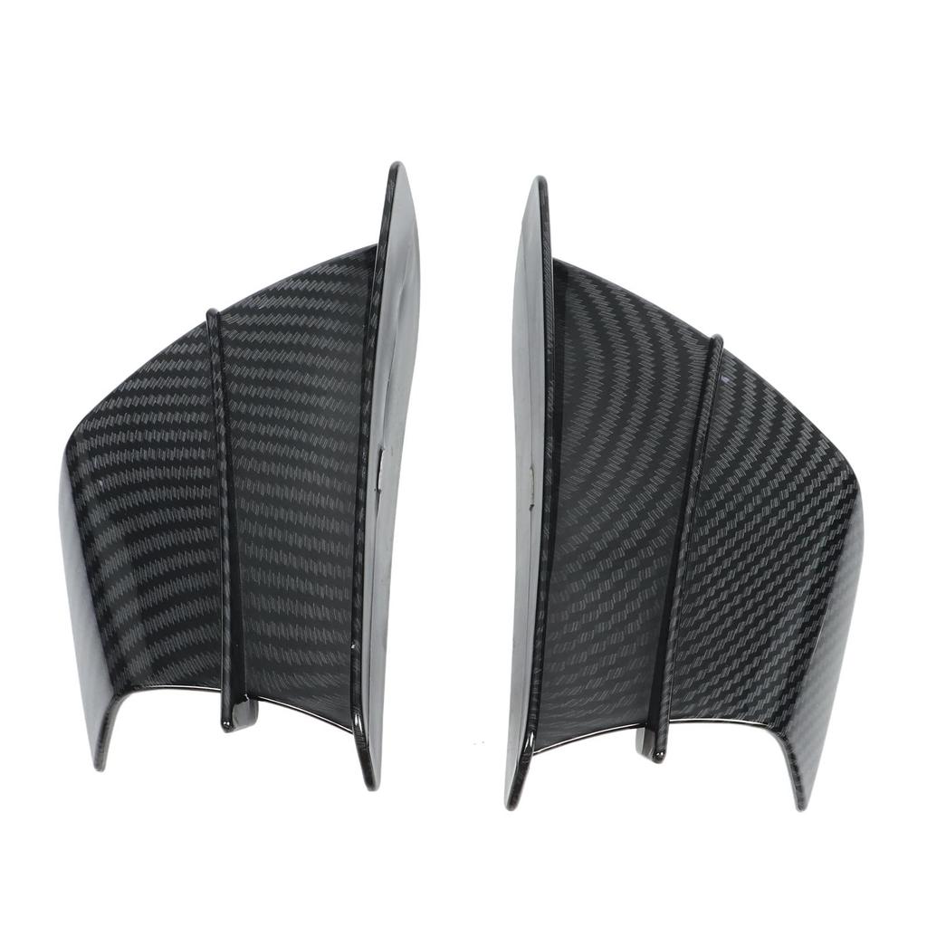 Carbon Fiber Style Motorcycle Aerodynamic Winglet Set for Fashionable Appearance and Enhanced Riding Experience