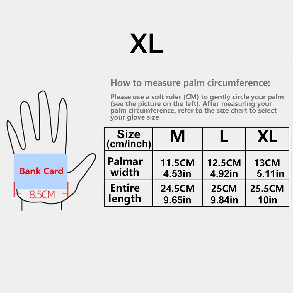 

Heated Winter Gloves Windproof USB Heating Cycling Gloves Mitts With Adjustable Temperature For Men Women Elderly Driving XL чорний
