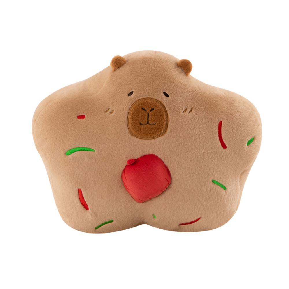 Simulation Capibara Anime Fluffty Toy Biscuit Stuffed Animals Soft Doll  Birthday Parties