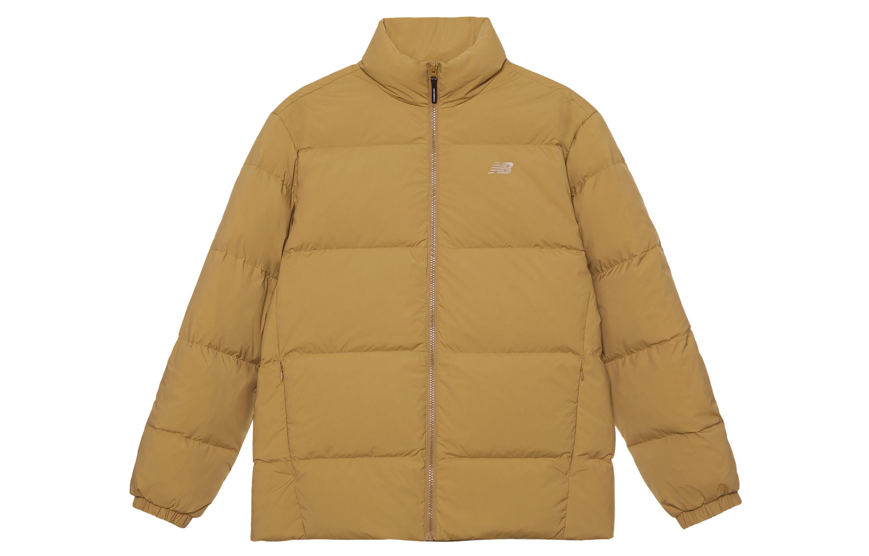 New Balance Sports Life Collection Puffy Down Jacket Unisex Ginger Yellow AMJ44302-GIN M