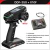 DUMBORC DDF-350 10CH 2.4G Transmitter RC Remote Controller Radio with HD Screen X10F/ X10FG Receiver Voltage Return for Car Tank