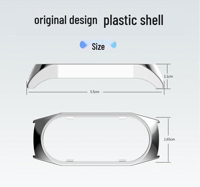 Xiaomi Band 7 Milanese Magnetic Stainless Steel Strap - Adjustable Replacement Wristband