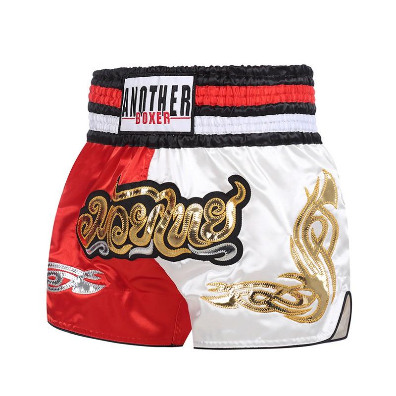 Breathable Muay Thai Boxing Shorts Men Women Cycling Jersey Training Splice Combat Sports Wear