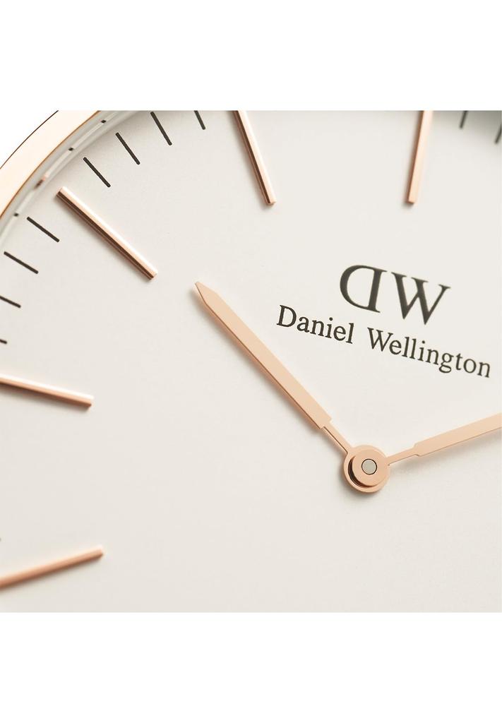 Daniel Wellington Classic 40 Roselyn RG White Watch, DW00100267, Men's, Red