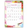 AccuPrints Abstract 2025 Wall Hanging Calendar and Planner (12 X 18 Inches) Paper -170 Gsm