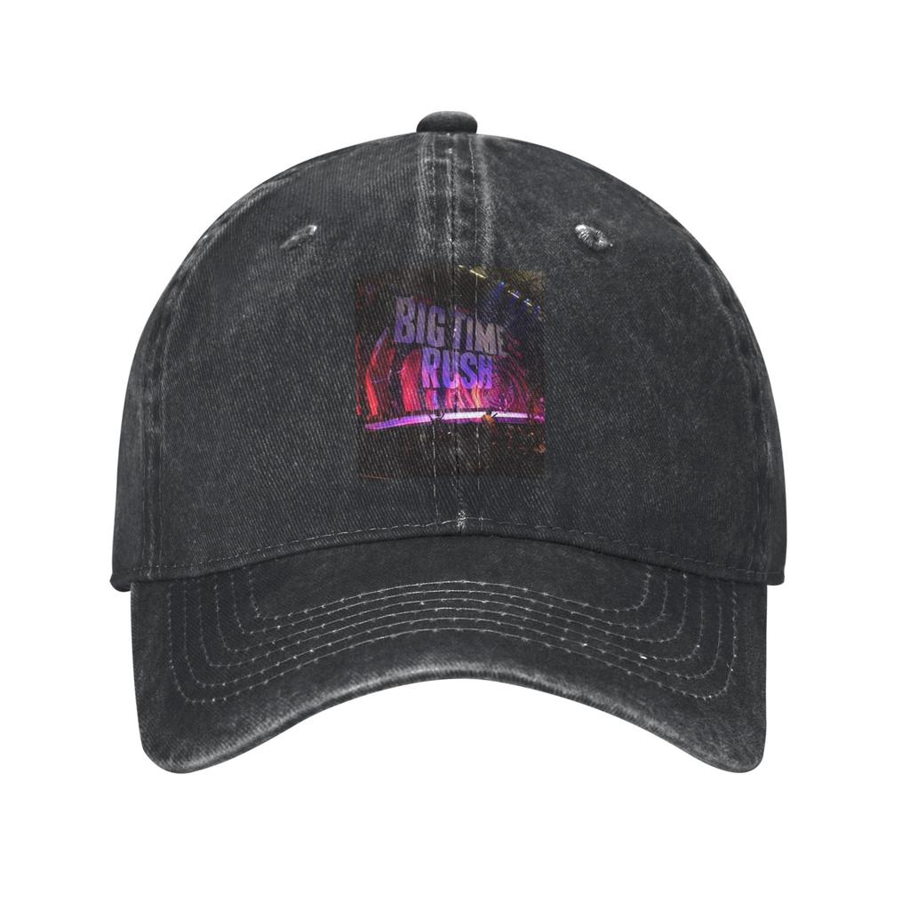 Big Time Rush BTR Band Music Washed Denim Cap Casual Baseball Caps Adjustable Hat Summer Unisex Baseball Hats