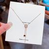 Korean 18K Gold Titanium Steel Women's Clavicle Necklace - Versatile, High-End, Non-Fading Temperament Choker.