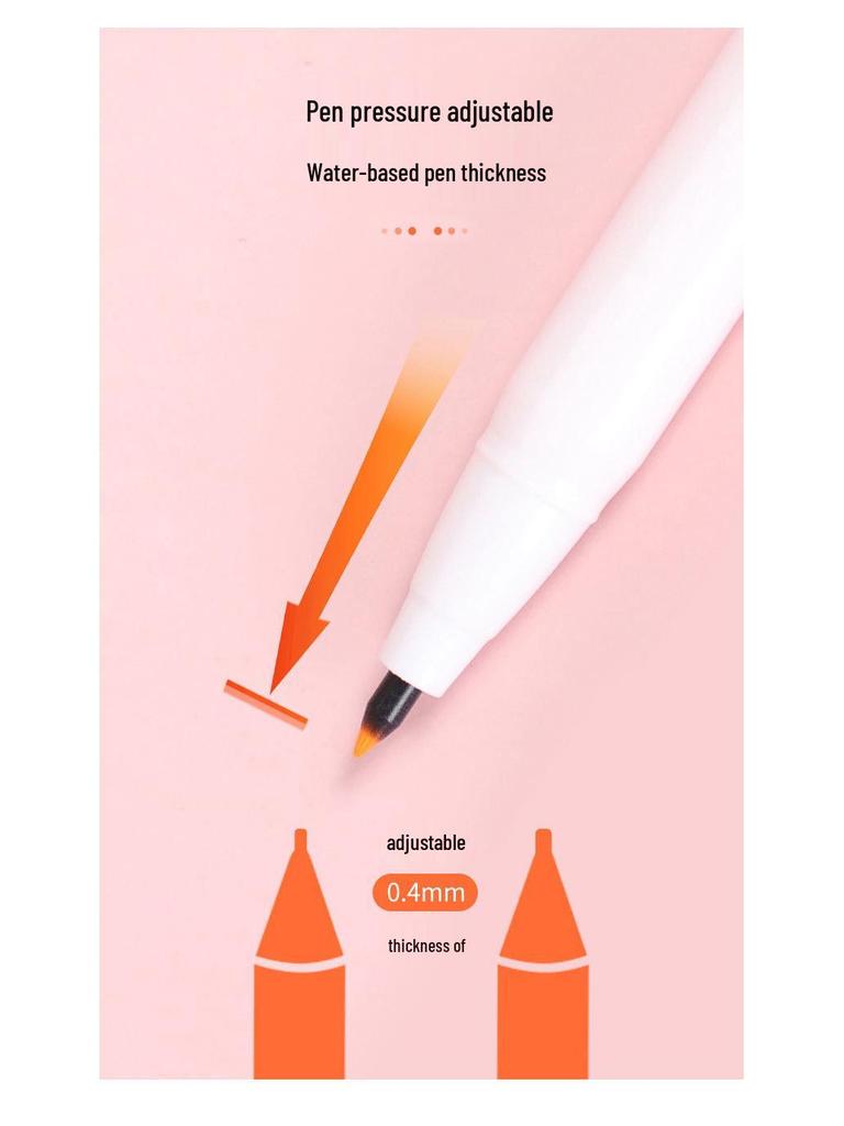 Munamy 3000 Korean Watercolor Outline Pens for Students – Water-Based, Colored Markers for DIY and Border Designs.