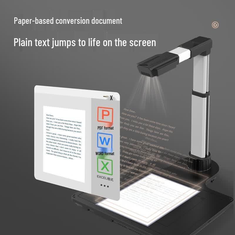 Deli High-Speed A4 Overhead Document Scanner CN plug (adapter included)