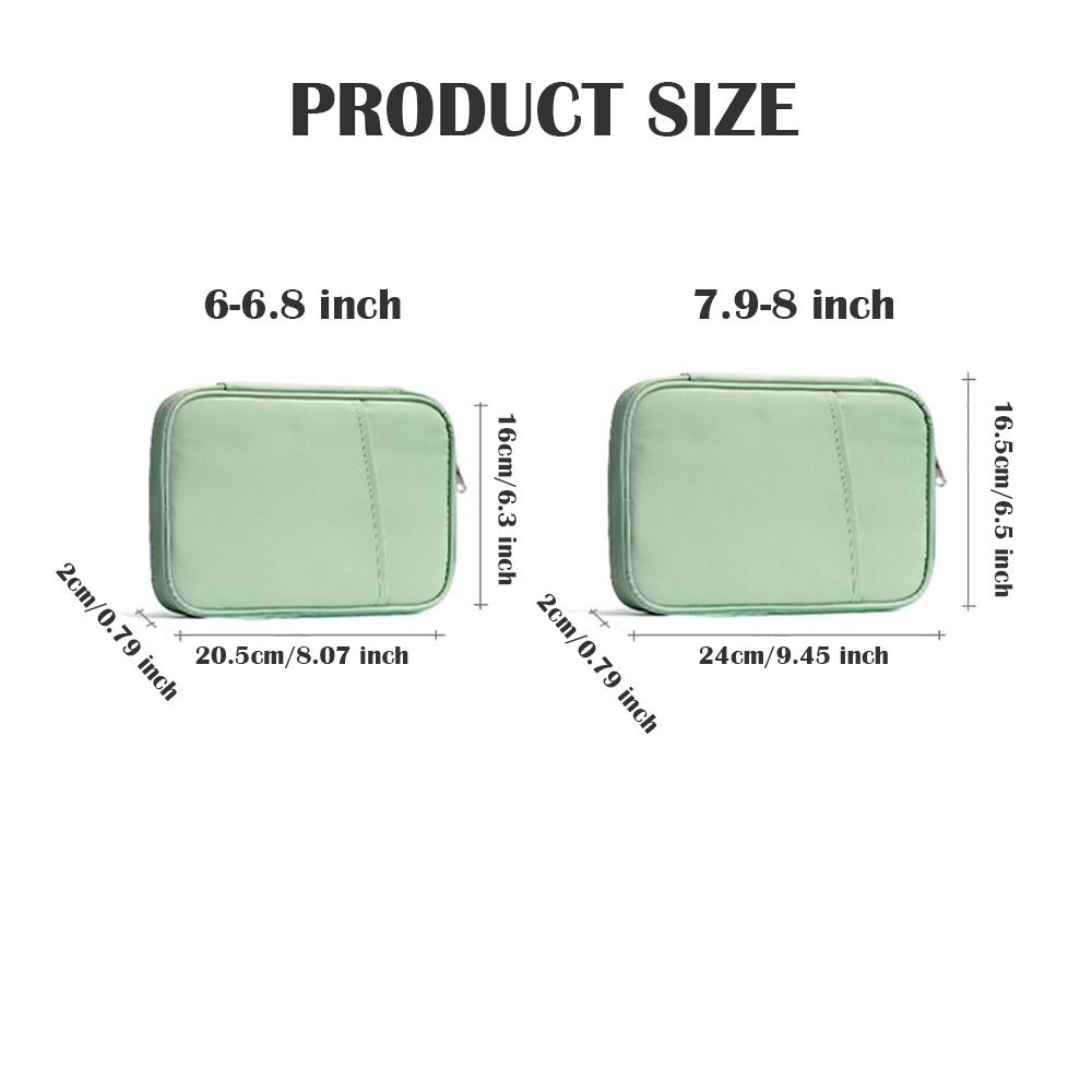 6-8 inch e-Reader Sleeve Anti Scratch Insert Pouch for Kindle Paperwhite/Kobo Clara Libra Travel