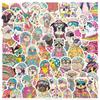 50 Pop Art Animal Graffiti Stickers Decorate Guitar Laptop Suitcase DIY Waterproof