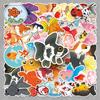 50 Cute Waterproof Goldfish Cartoon Stickers for DIY Decoration: Notebook, Planner, Suitcase
