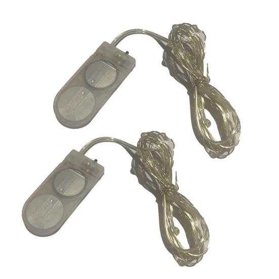 

2шт Фея Рождественские гирлянды светодиодные на батарейках Свадебный декор для дома и вечеринки