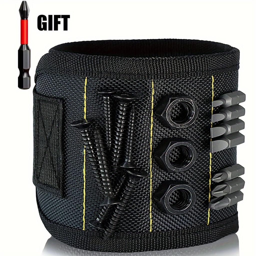 Magnetic Wristband, Used To Secure Screw Tools Made of High-quality Nylon with Lightweight and Strong Magnets Christmas Gift