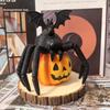 Halloween Spider Pumpkin Bat Statue Photography Atmosphere Props Resin Craft Garden Figurine Living Room Home Decor