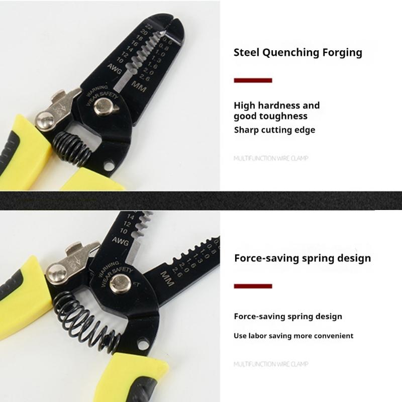 Heavy Dutys Wire Stripper Multipurpose Hand Tool For Electrical Wiring With Sharpness Jaw Design Hand Stripping Tool
