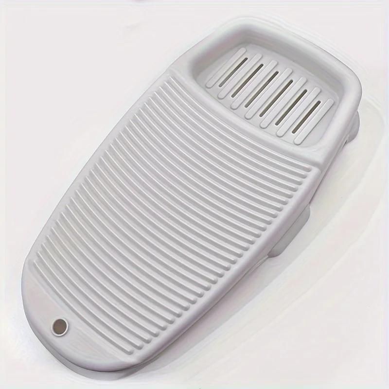 A Compact and Sturdy Anti Slip Washboard with Soap Storage Material Is An Ideal Choice for Delicate and Small Items