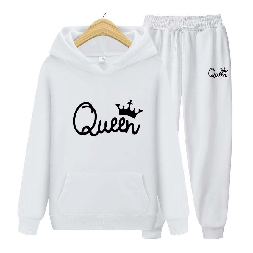 Módní Teplákové soupravy Pro ženy Muži Oblečení s kapucí Pánské běžecké soupravy Queen Potisk Pánské Dámské Mikiny Tepláky Oblečení