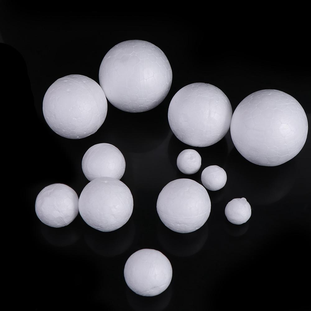 Home Decoration Mini Foam Balls White Round Christmas Balls Polystyrene Christmas Ornaments Party