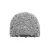 Hollow Knitted Pullover Hat Solid Color Beanies Cap Sweet Crochet Flower Hat  Girls