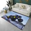 Cartoon Monster Truck Monster Jam Rutschfeste Teppichmatte für Wohnzimmer, Schlafzimmer, Spielzimmer, Teppichbodenmatte Heimdeko Teppich Kinderzimmer