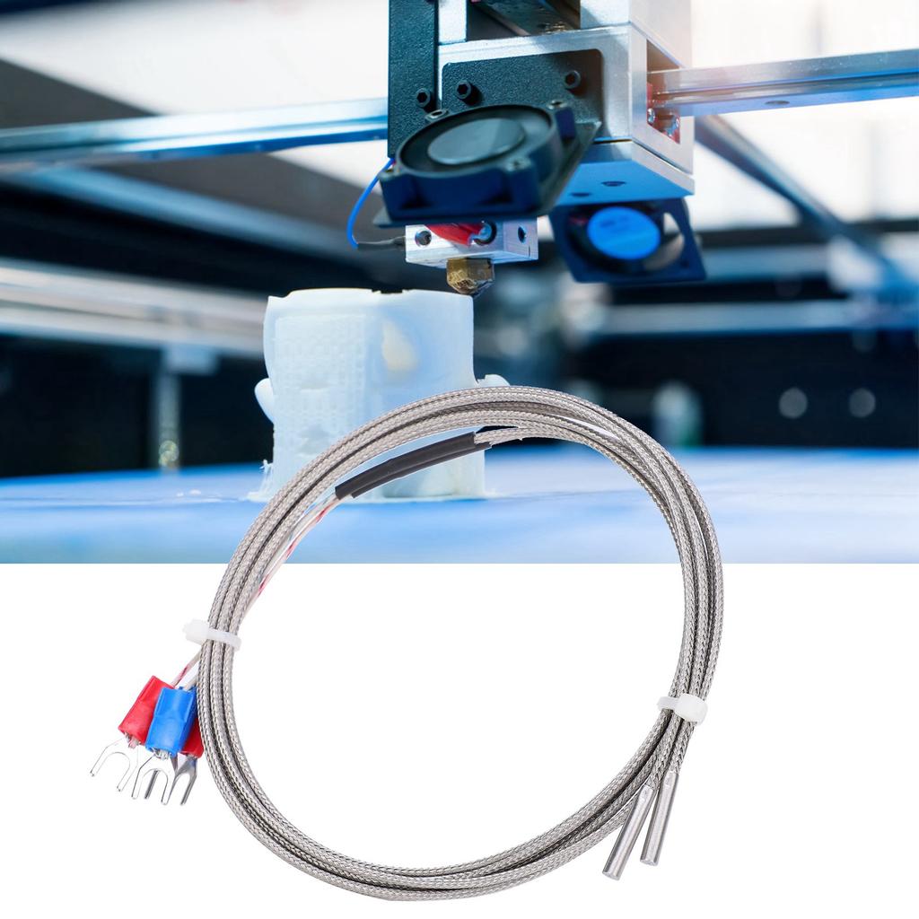 4Pcs KType Thermocouple 3D Printer Accessories Thermistor Temperature Sensor 3x15x1000