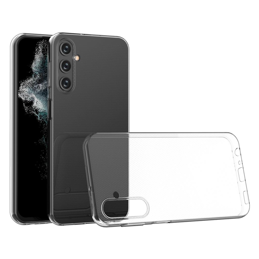 Phone Case for Samsung Galaxy A24 4G (162.1 x 77.6 x 8.3mm) Crystal Clear Soft TPU Mobile Phone Cover