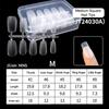 100Pcs Short Matte False Nails Full Cover Coffin Square Almond Press On False Nails Soft Gel Nail Tips Manicure Extension Tools