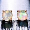 Korean & Japanese Style Opal Earrings: Elegant Studs & Pendants for Women