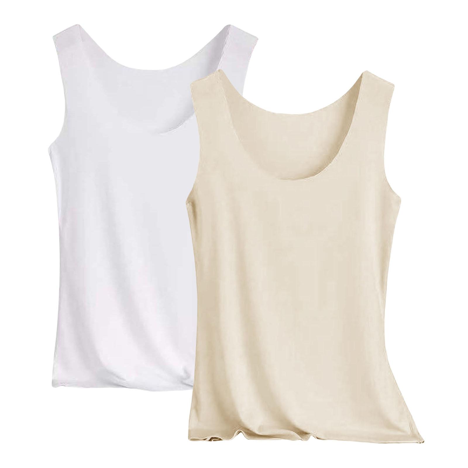 

Womens Spring Tops Sleeveless Tank Tops for Summer Shirts for Women Casual Basic Layering Womens Summer T Shirts Dressy Tops for Women L