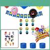 Ensemble de fournitures de fête colorées Sonic le Hérisson Pour Toutes les Occasions
