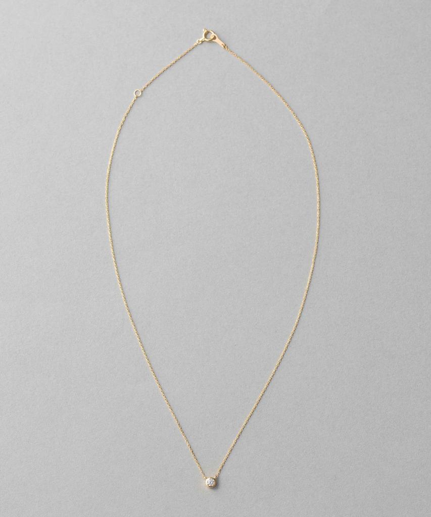 Ete K18 Diamond Necklace FREE Yellow Gold (ete) 0.1ct "Bright" 260845-660845