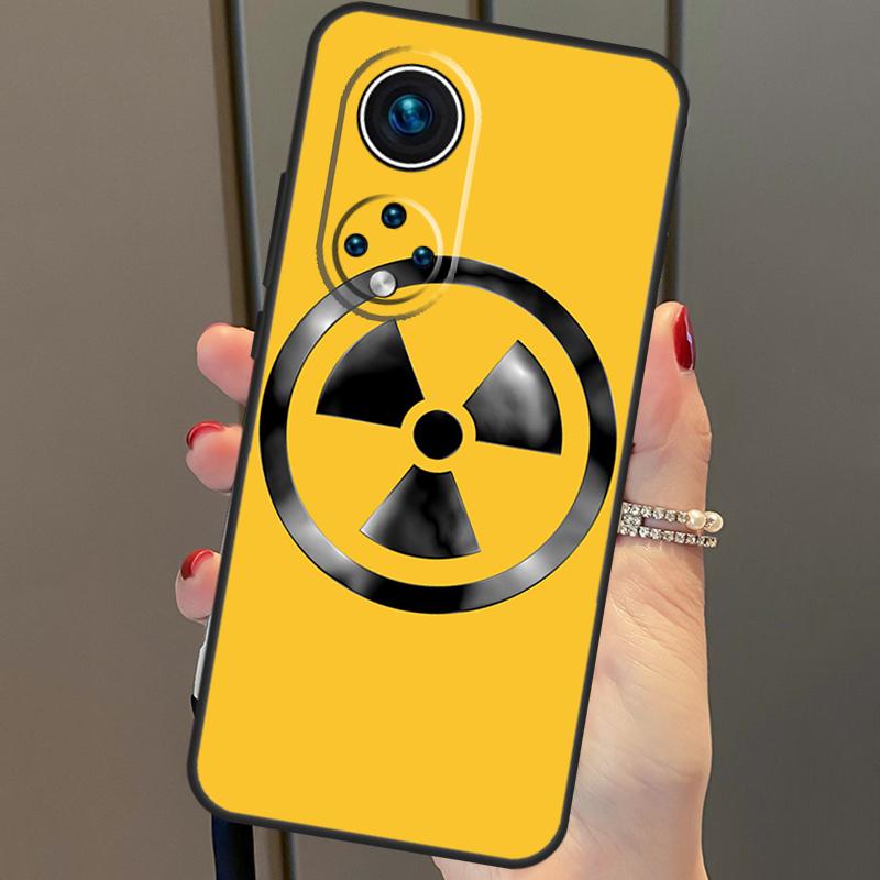 Nuclear Radiation Warning Sign Case For Honor Magic 6 Pro 5 Lite 50 70 90 X6 X7 X8 X9 Honor X6a X7a X8a X9a X8b X9b Cover