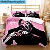 3PCS Scr-eam Horror Movie 3pcs Bedding,Including 3PCS Duvet Cover And 2pcs Pillowcases Perfect for Christmas,Ideal for Bedroom, Dormitory