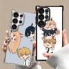 Süßer CSM Anime Charakter Weiche Handyhülle Für Samsung Galaxy S26 Ultra S25 Edge S24 FE S23 Plus S22 S21 + S20 Galvanisiert Anti-Fall F