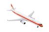 GeminiJets Airbus A321 Commercial Aircraft American Airlines PSA White with Red and Orange Stripes Scale Diecast Model Airplane - (N582UW) 1/400