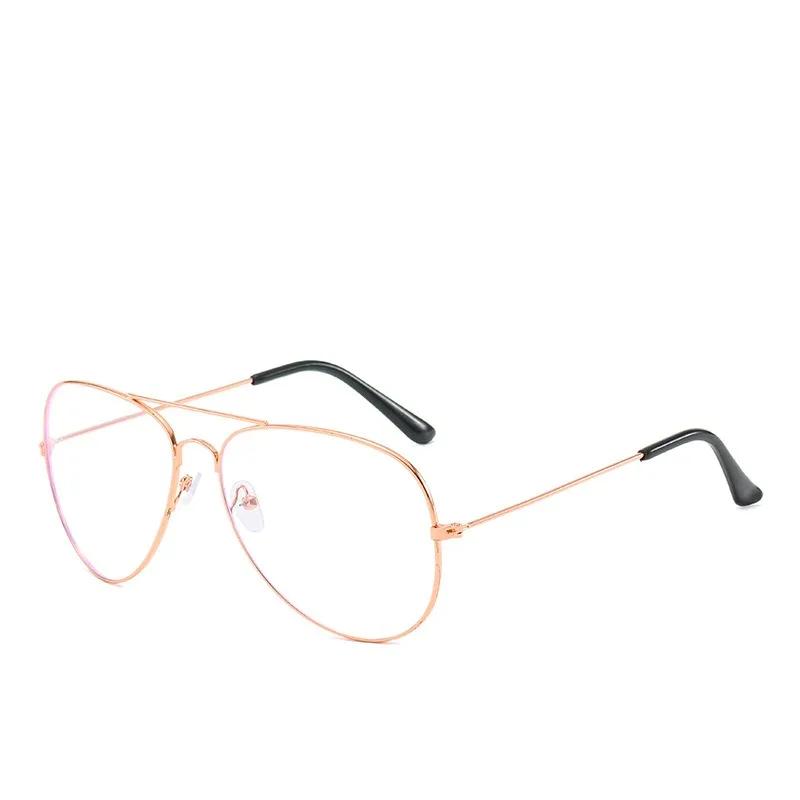 Finished Myopia Eyeglasses Female Male Double Beam Nearsighted Eyewear Metal Frames Minus Diopter -0 . 5 To -6 .0HIGH-DEFINITIONPrescriptionEyeglasses -4.0