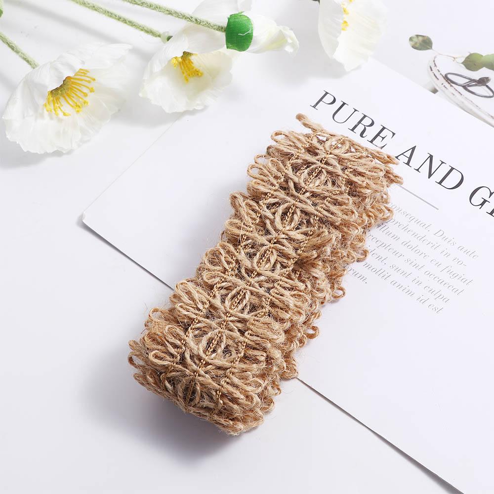 DIY Scrapbook Home Ornament Gift Wrapping Hemp Rope Jute Ribbon Wedding Party Supplies Burlap Roll