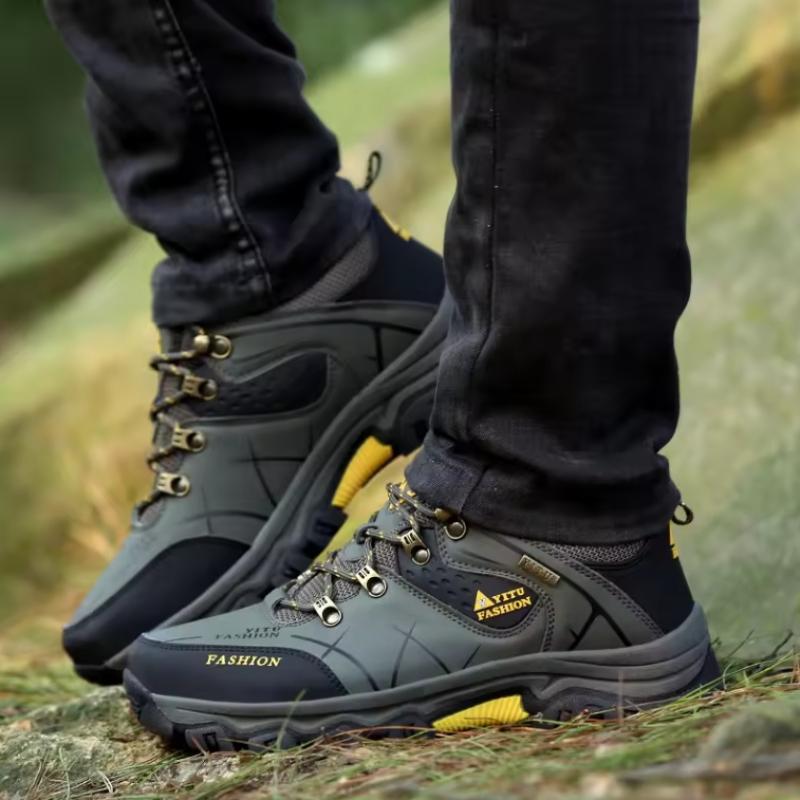Men's Boots Non-slip Outdoor Hiking Shoes Comfortable Man Running Shoes Lace Up Platform Men Sneakers Plus Size 39-47 Zapatillas