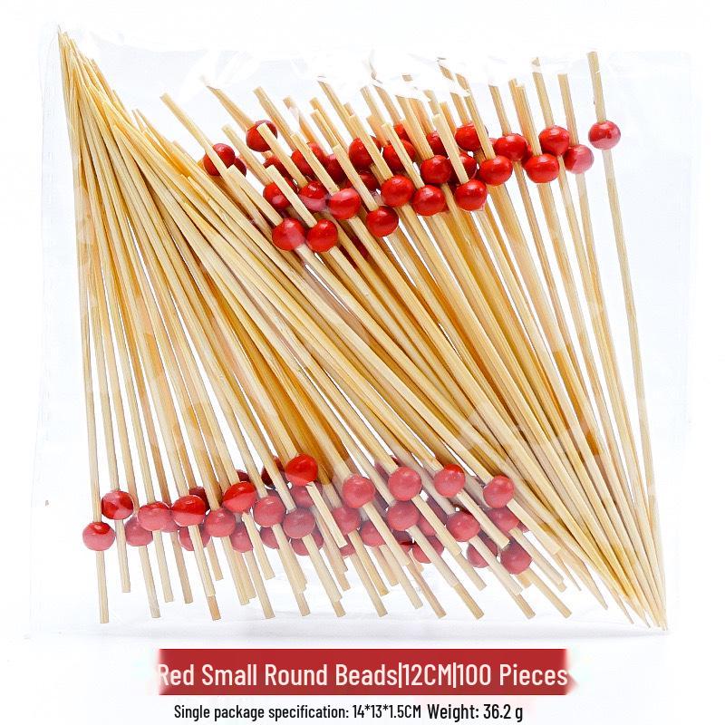 

12 см бамбуковые шпажки для фруктов и коктейлей – креативные художественные зубочистки для десертов