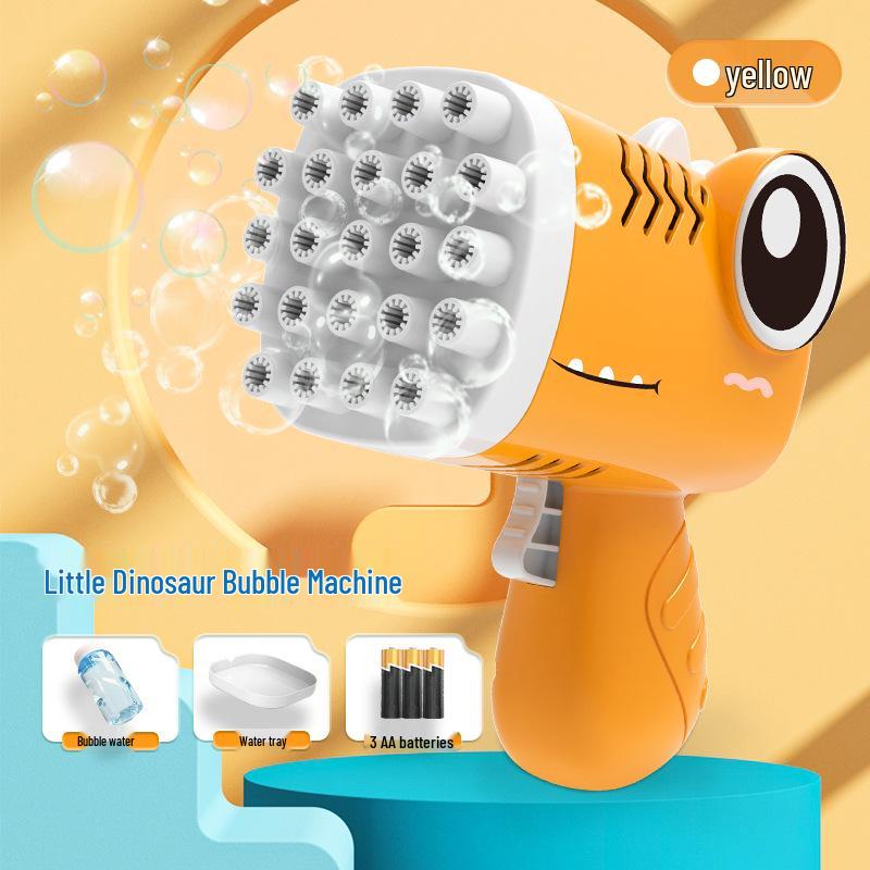 

Rocket Dinosaur Unicorn Bubble Gun: Children s Electric Handheld Gatling Bubble Machine Toy