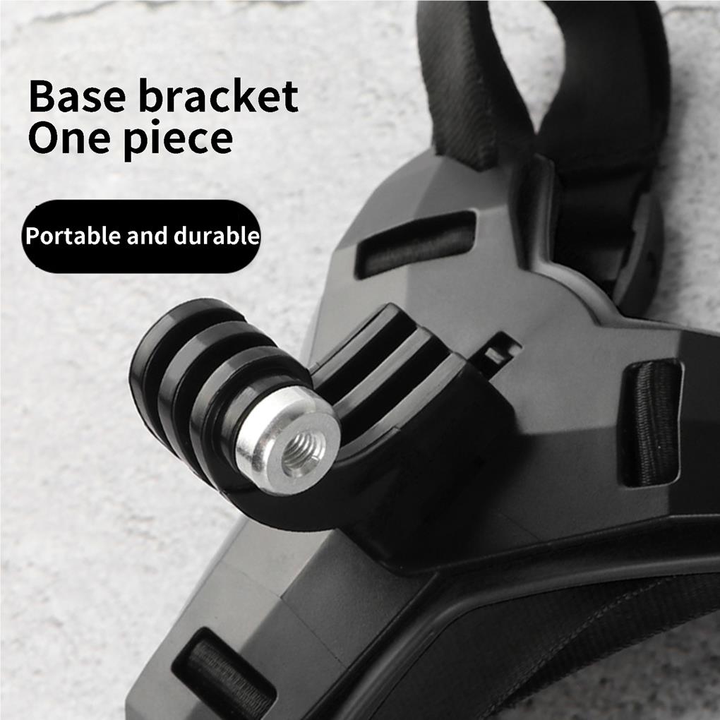 Motorcycle Chin Bracket Wear-resistant Shockproof Camera Holders Adjustable Lightweight Mount Holder Adults Supplies