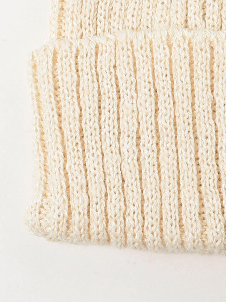 [BEAMS PLUS] Hat Cotton Linen Watch Cap Men's NATURAL ONE SIZE 38410060247