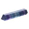 Natural Flourite Quartz Crystal Wand Colorful jewel Pure Point Healing