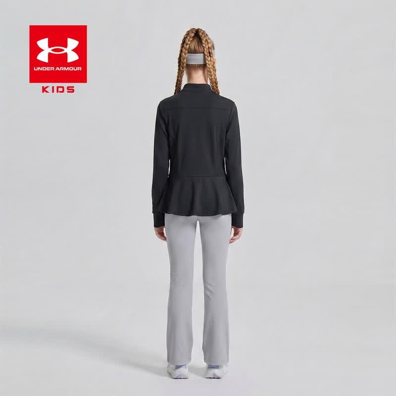Under Armour Kids' Stand Collar Long Sleeve Sport T-Shirt
